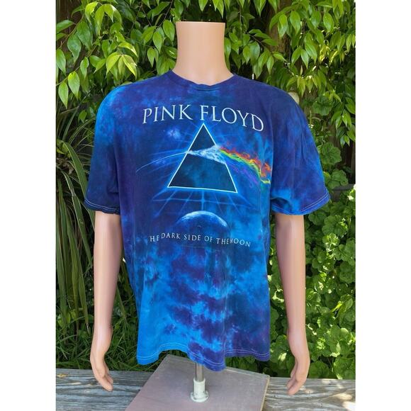 2012 Pink Floyd Dark Side Of The Moon Tie Dye T-Shirt Men’s 2XL XXL - Picture 1 of 8